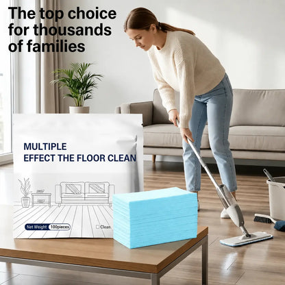 100-Pieces♻️Multi-Surface Antibacterial Cleaner for Hardwood, Tile & Laminate