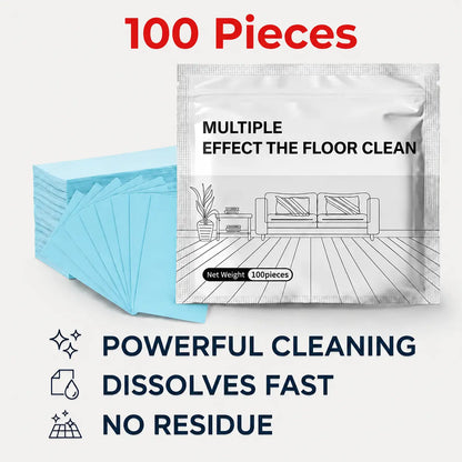 100-Pieces♻️Multi-Surface Antibacterial Cleaner for Hardwood, Tile & Laminate