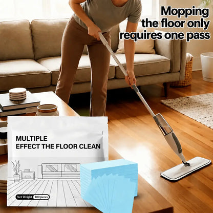 100-Pieces♻️Multi-Surface Antibacterial Cleaner for Hardwood, Tile & Laminate