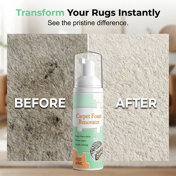 Waterless Carpet Cleaning Foam