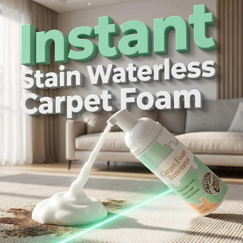 Waterless Carpet Cleaning Foam